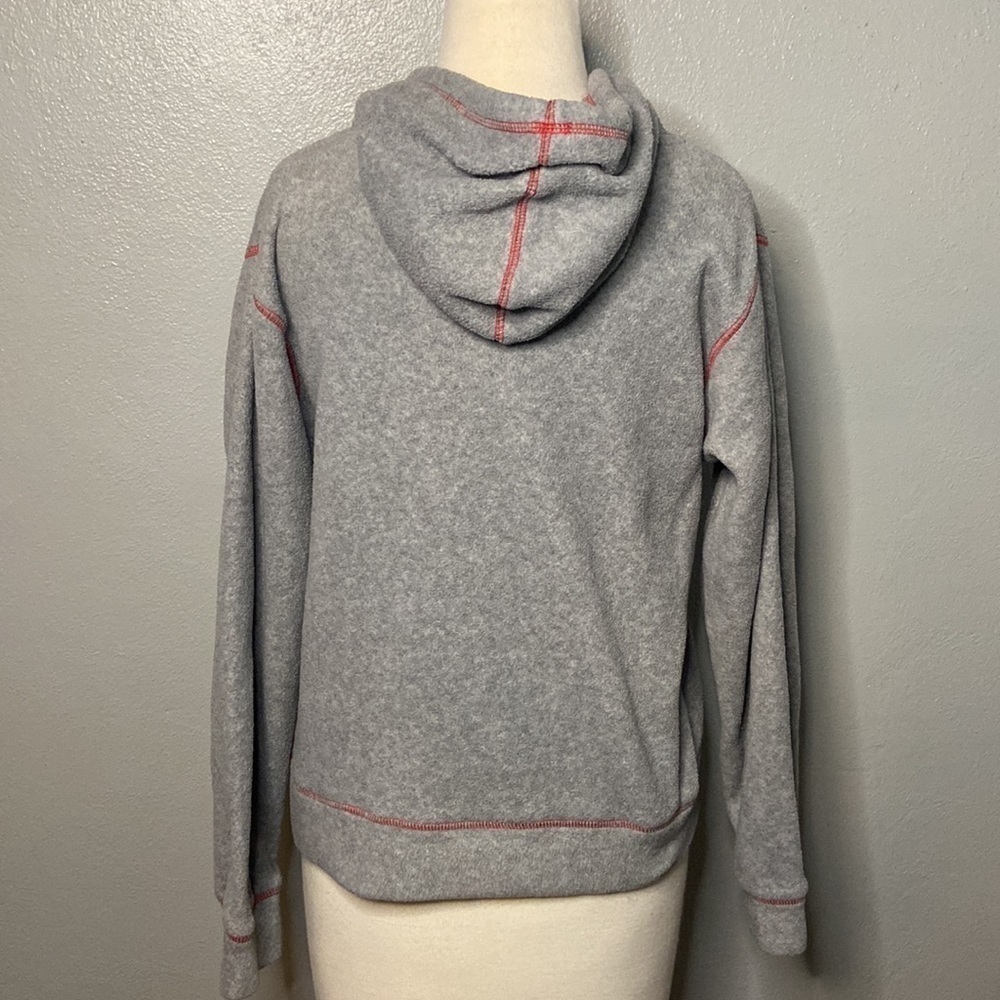 Disney Mickey The Original Gray Fleece Pullover Hoodie Large - Picture 3 of 7